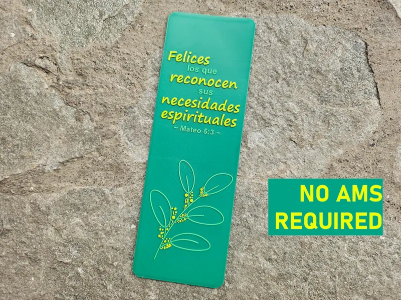 SPANISH - Marcador JW año texto 2026 (Mateo 5:3)