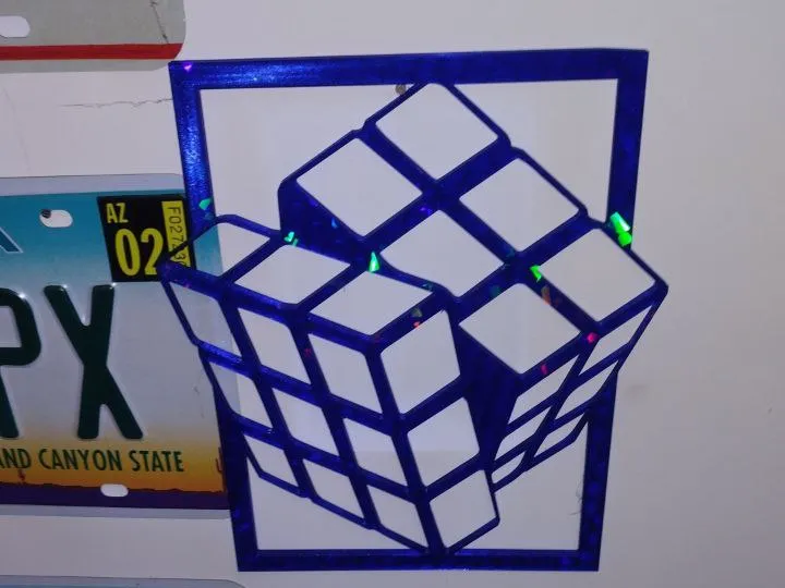 Rubik Cube Wall Art
