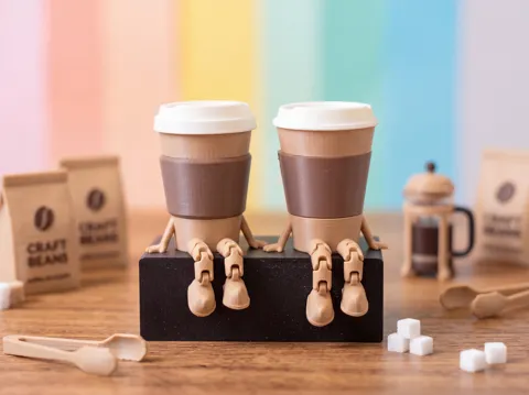 Articulated Flexi Coffee Buddy Gift view 3