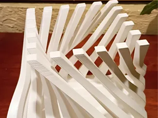 Abstract Vase for Origami Flowers