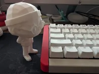 Head and body divided