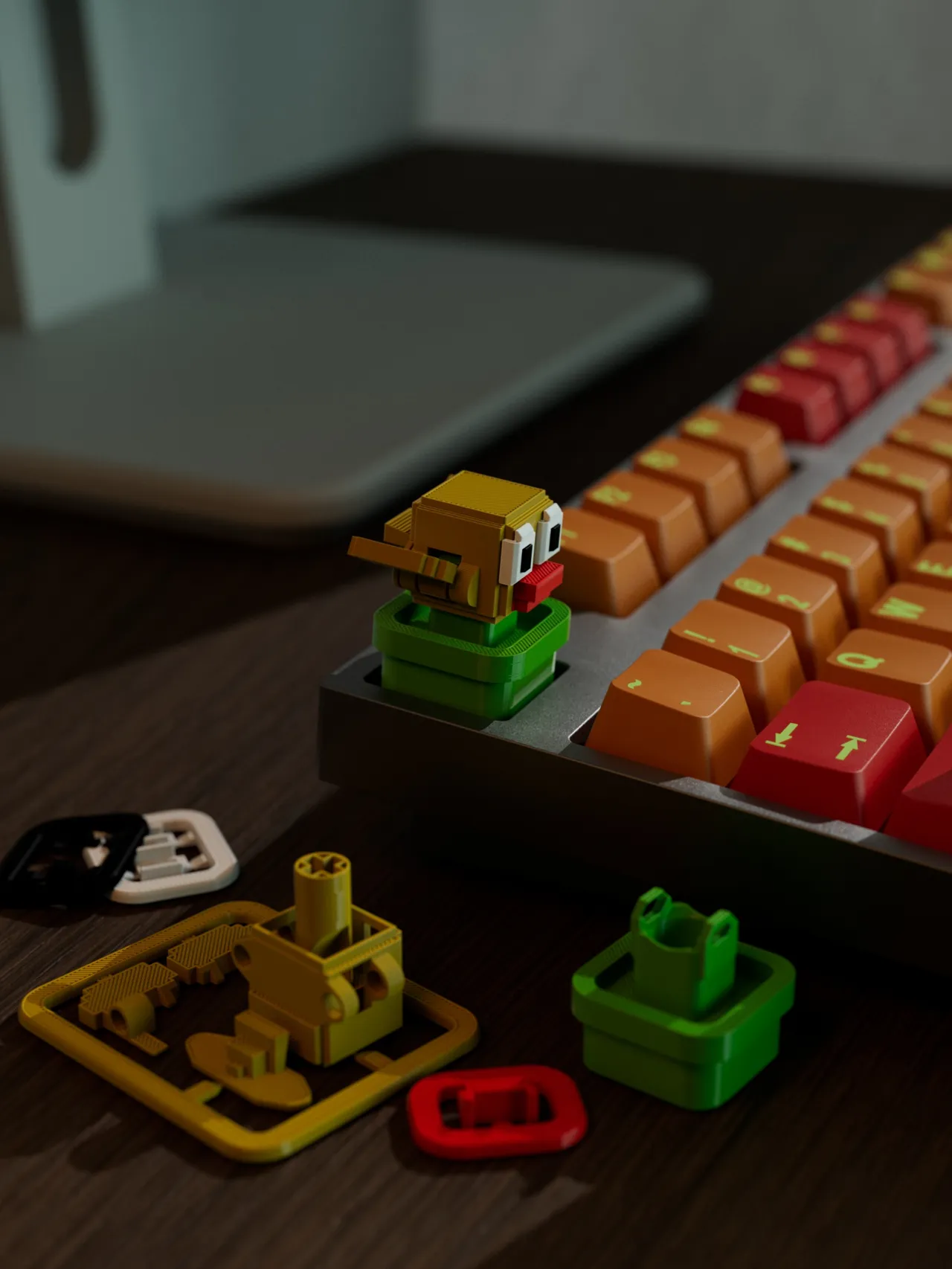 Bird Keycap(Wings flap when press | Flappybird) view 4