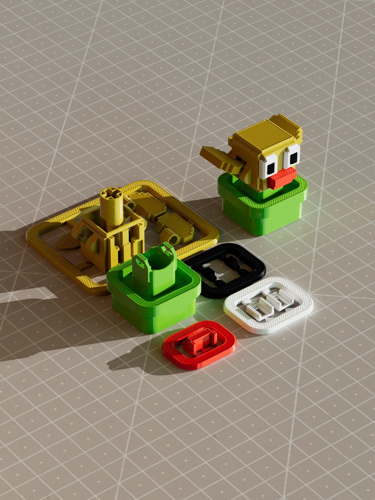 Bird Keycap(Wings flap when press | Flappybird) view 3