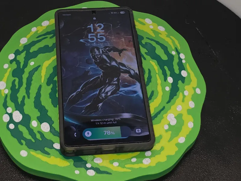 Rick and Morty Portal Wireless Charging Pad