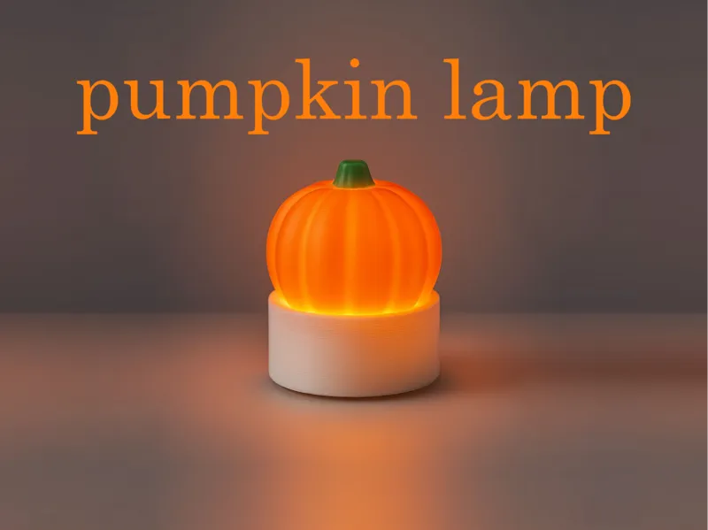 Halloween - Pumpkin Lamp