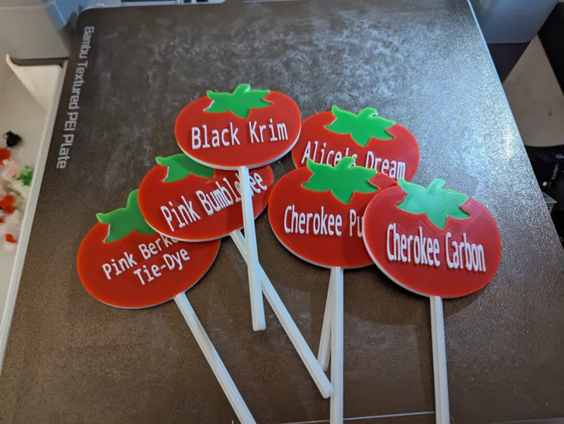 Tomato Plant Labels