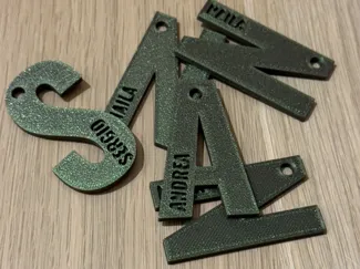 Custom name keychain