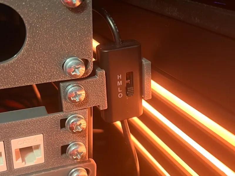10 inch server rack fan controller clip