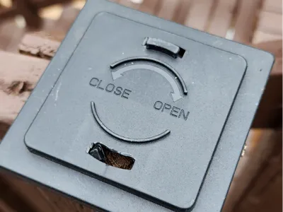 Replacement Solar Cap Light base for 4x4 Posts