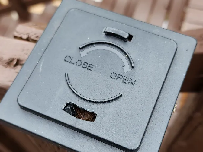 Replacement Solar Cap Light base for 4x4 Posts