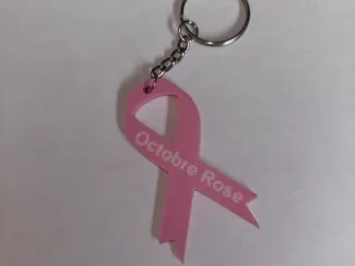 Porte clé Octobre Rose