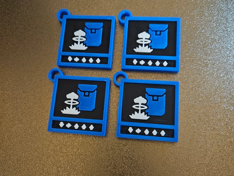 Helldivers 2 Portable Hellbomb keychain