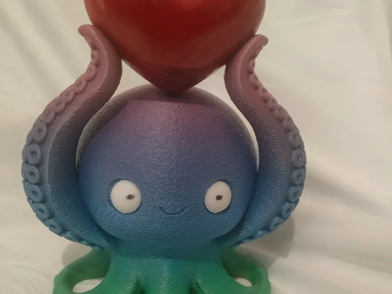 pulpo romántico san Valentín