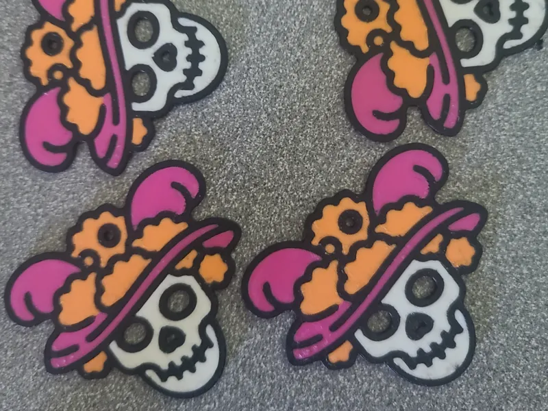 Catrina Day of the Dead Sugar Skull