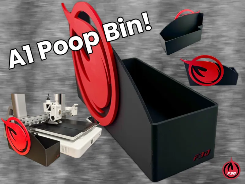 Fireball 3D A1 Poop Bin