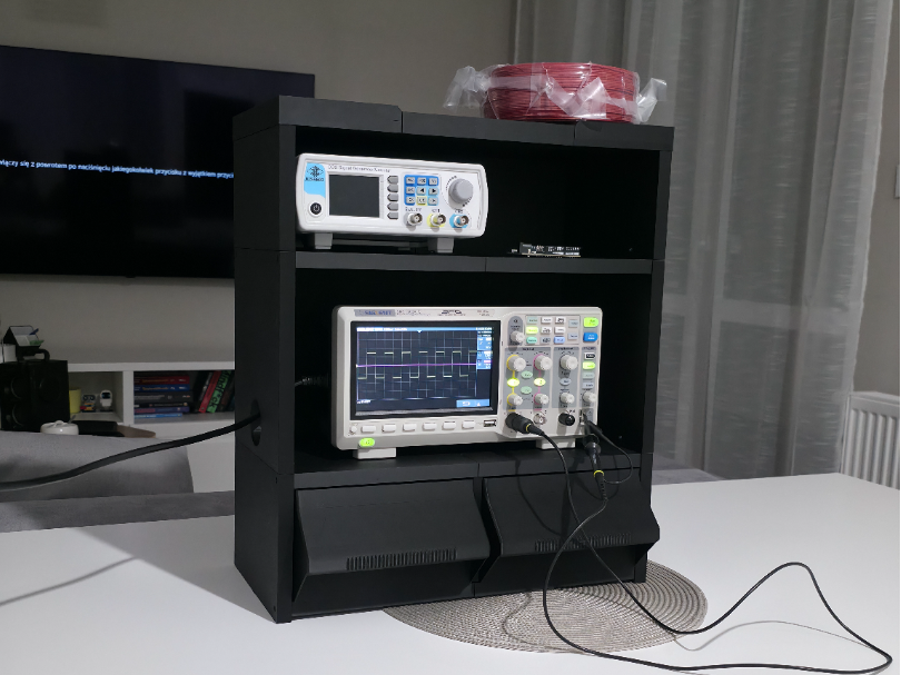 Oscilloscope shelf 3D model