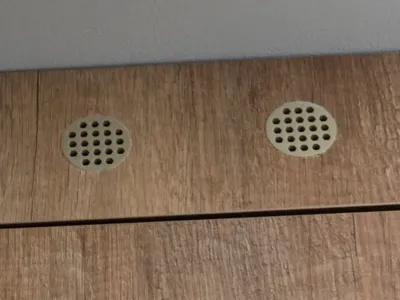 Refrigerator ventilation 35mm