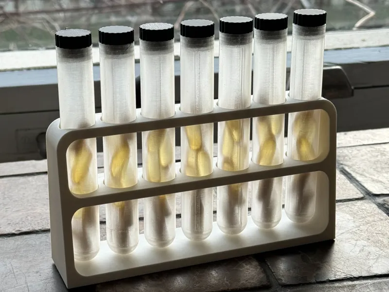 Laboratory design pill organizer (Whole testtubes)