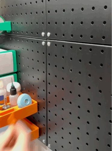 Ryobi 18V Battery Storage - Pegboard or Wall