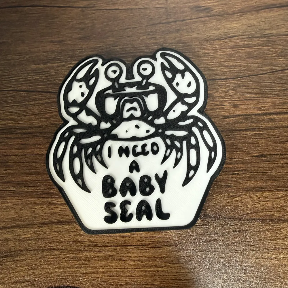 I Need a Baby Seal Crab Sign Dungeon Crawler Carl - Free 3D Print Model ...