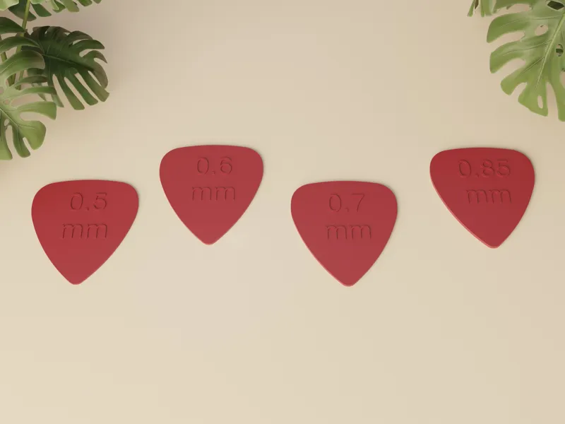 Parametric Guitar Pick Generator