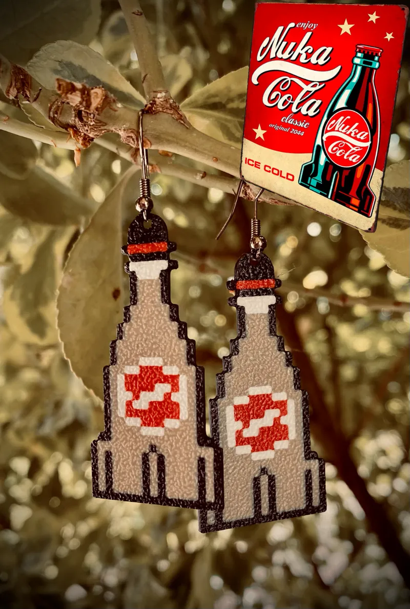 Earrings Nuka-Cola Fallout