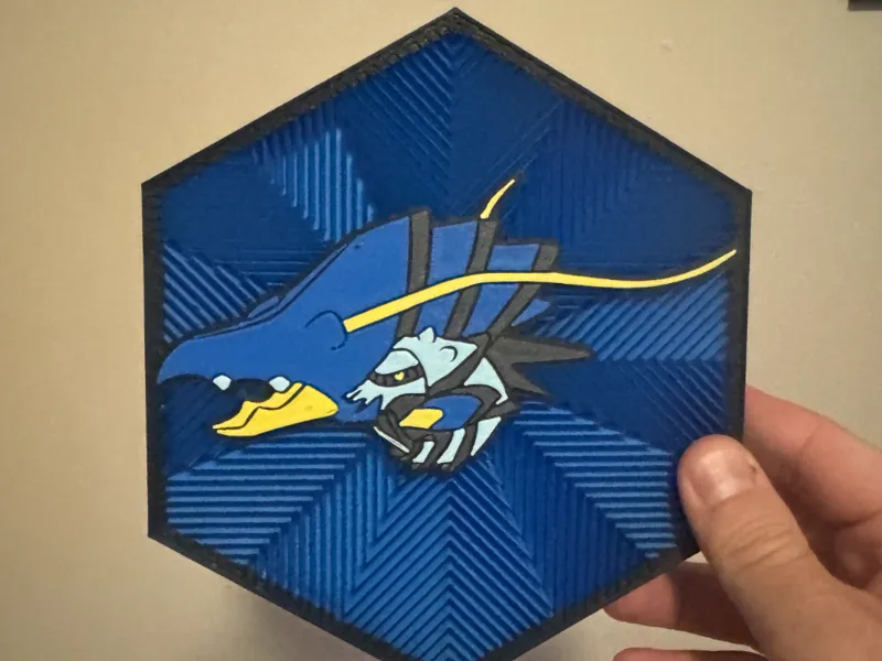 #693 Clawitzer Hex Wall Art