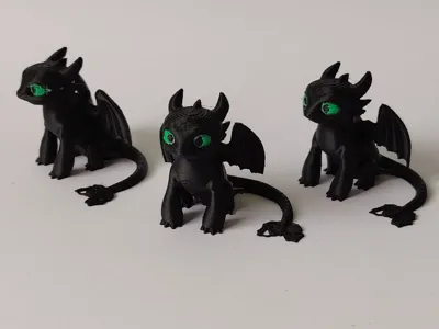 Toothless (Night Fury) 3D
