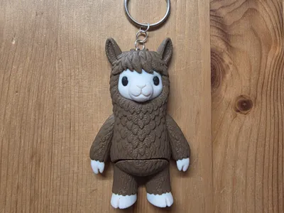 Flexi Lama Keyring