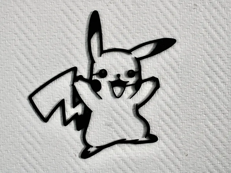 Pikachu Pokémon wall art