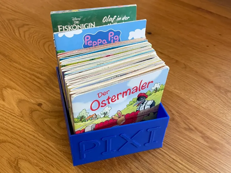 PIXI Bücher Box Aufbewahrung Bücherregal Organizer
