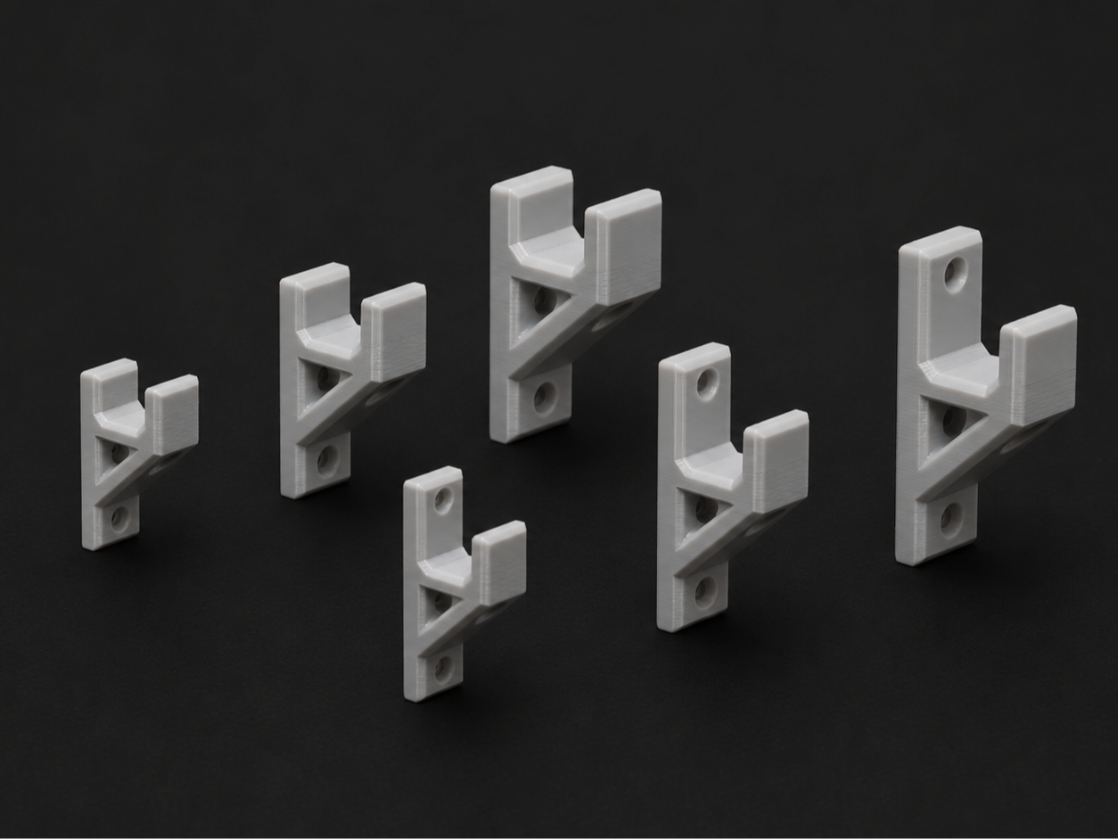 Wall Hooks heavy duty – 6 Variants