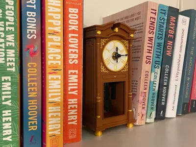 Grandfather Clock Book Nook