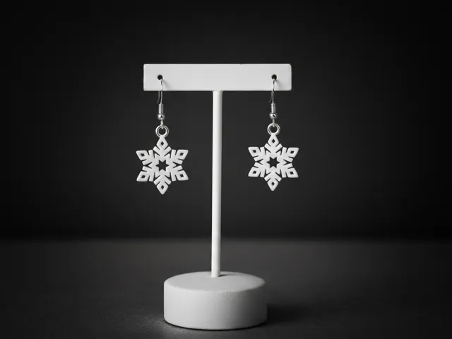 Orecchini di natale - Fiocco di neve