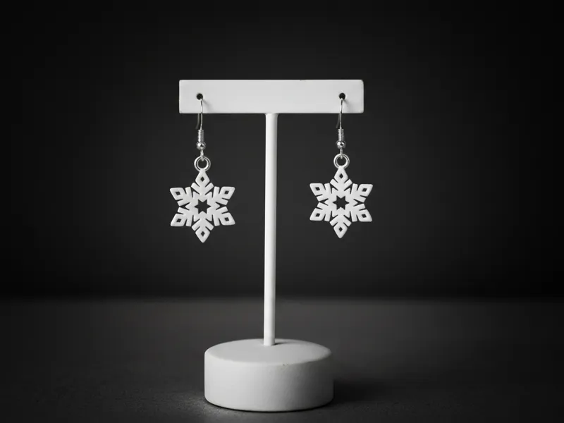 Orecchini di natale - Fiocco di neve