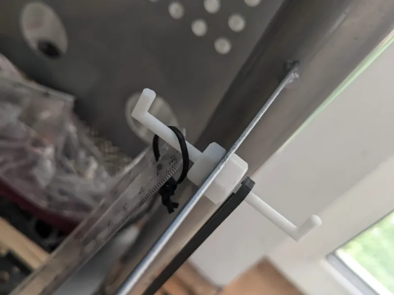 Double nut n bolt hanger