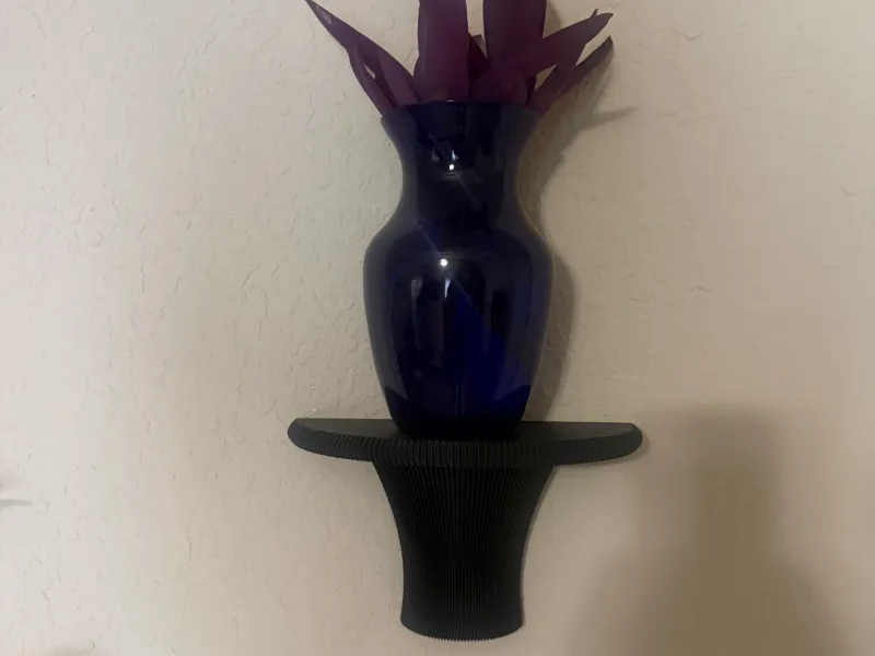 Ribbed Wall Shelf