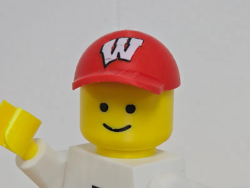 Brick Man University of Wisconsin Badgers Hat