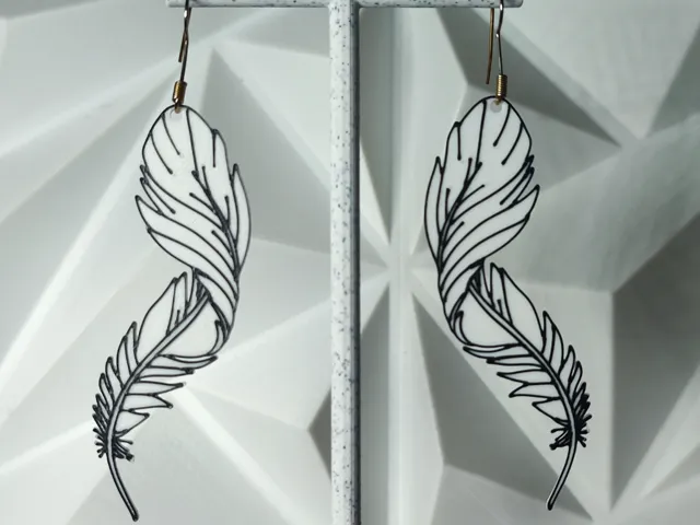 Aretes Alas de Tinta
