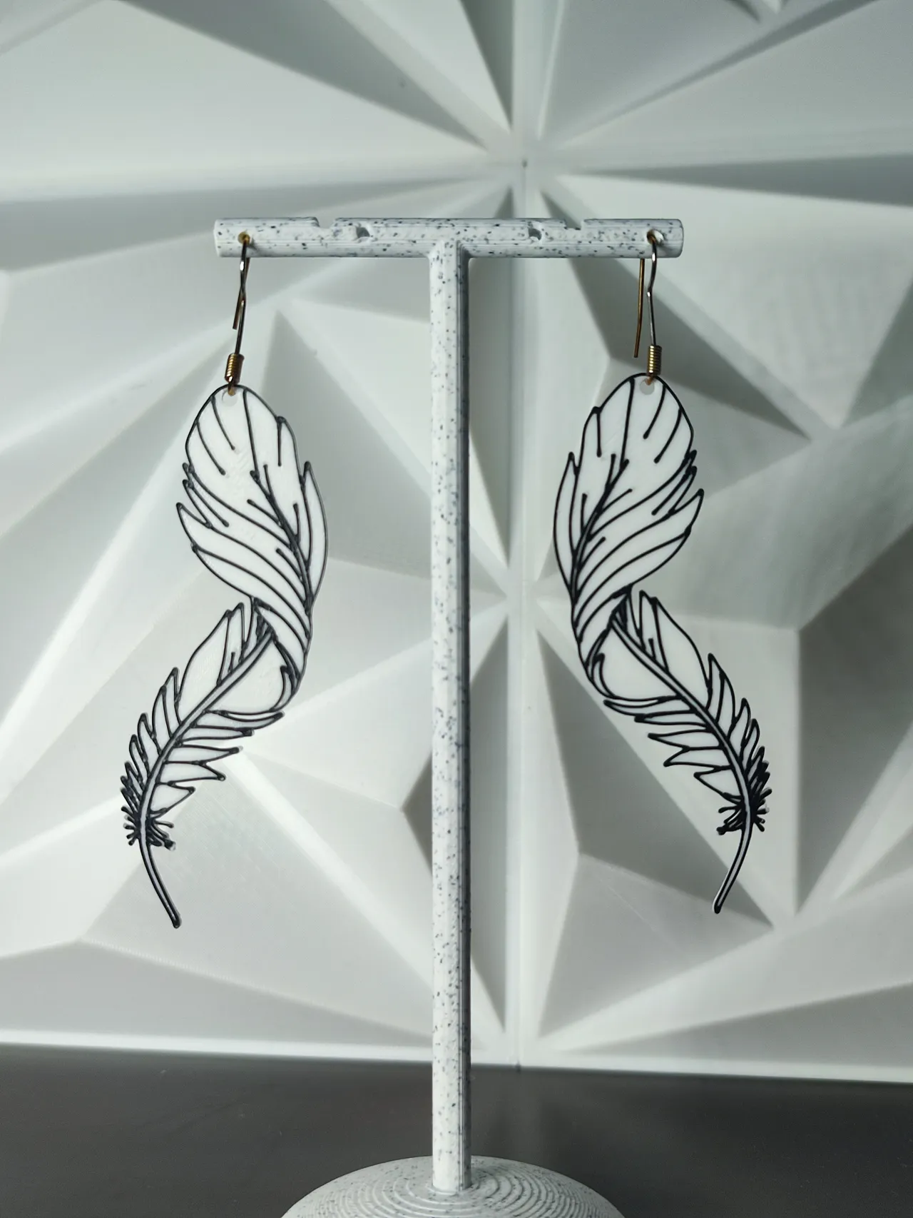 Aretes Alas de Tinta view 2