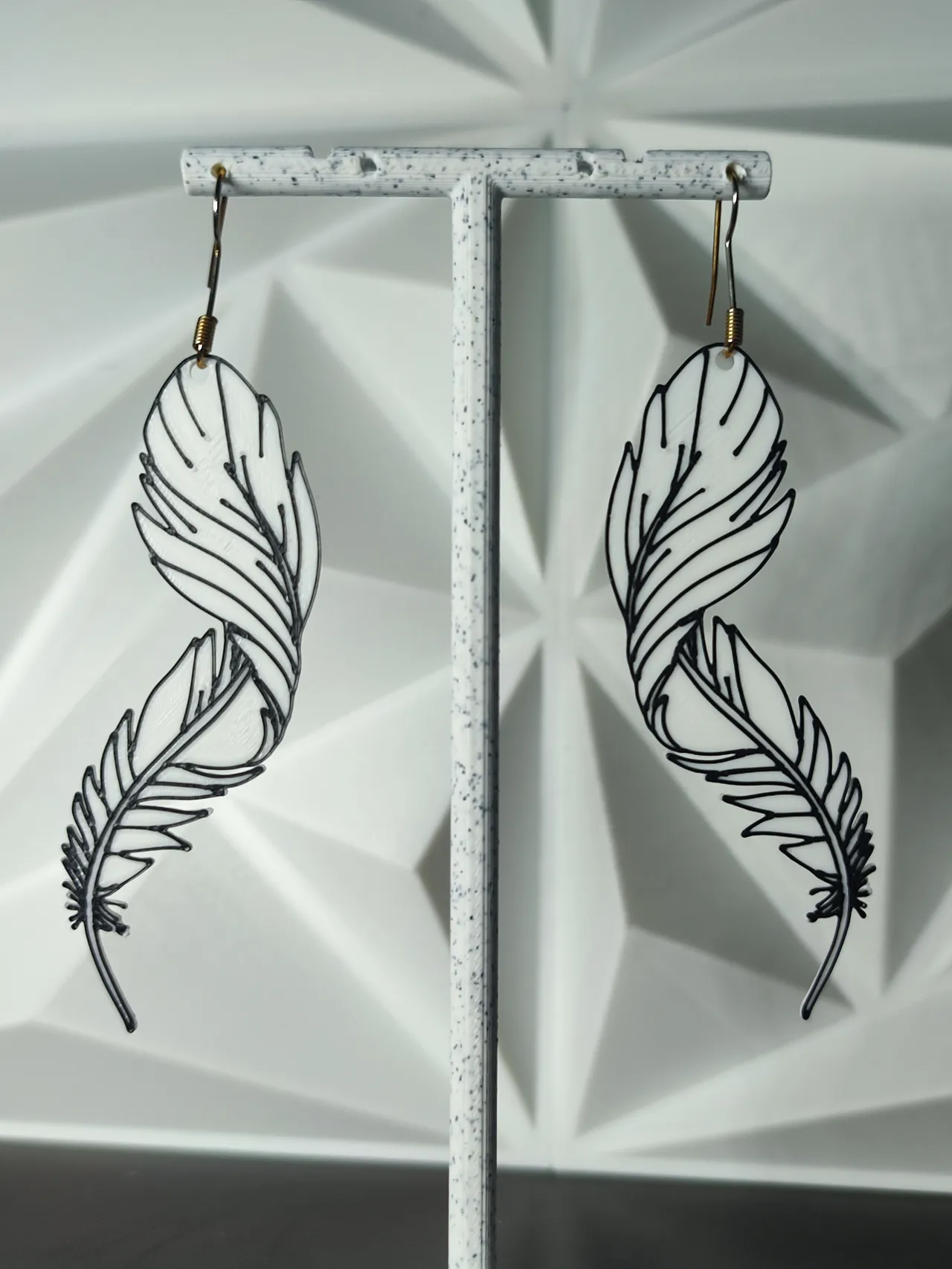 Aretes Alas de Tinta view 3