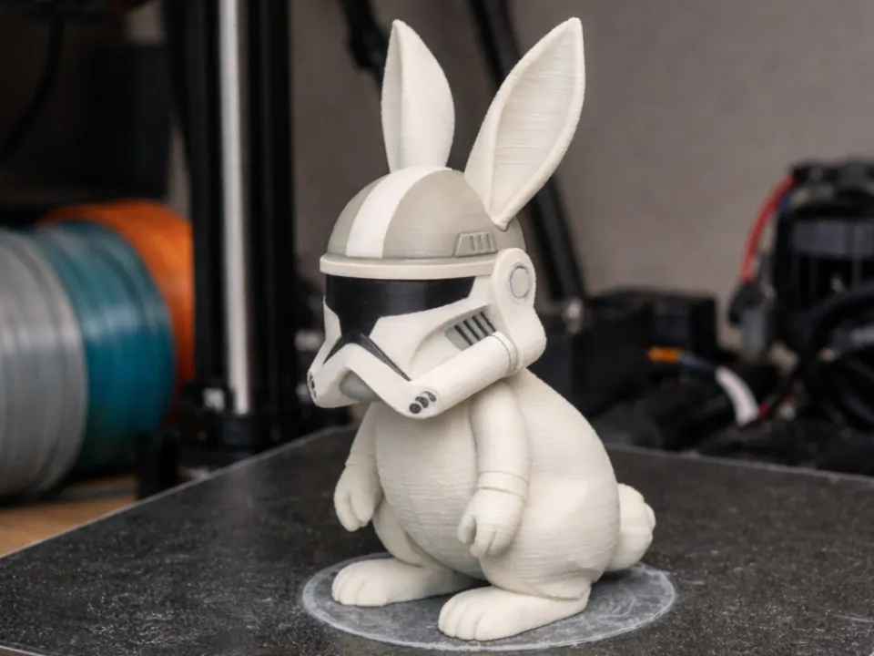 Clone Plastic Rabbit Easter Bunny Clone Trooper - Free 3D Print Model - MakerWorld