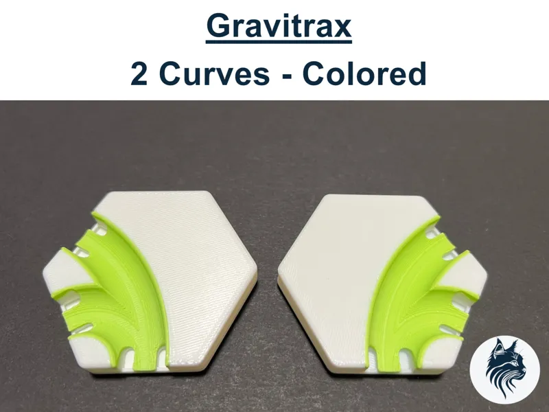 Gravitrax farbige Elemente - 2 Curves