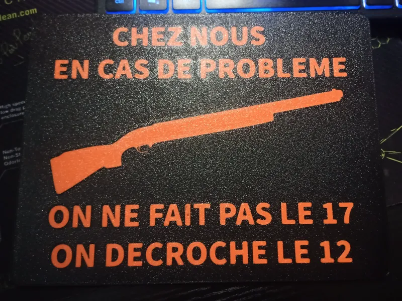 Panneau En cas de Problème