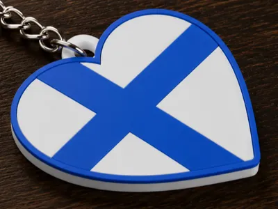 Finland Flag - Heart Shaped