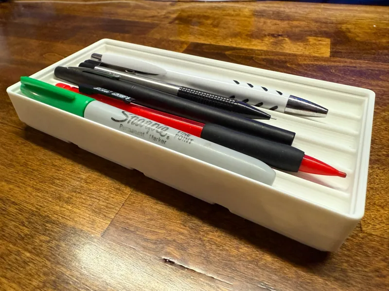 Gridfinity Pencil and Pen Tray