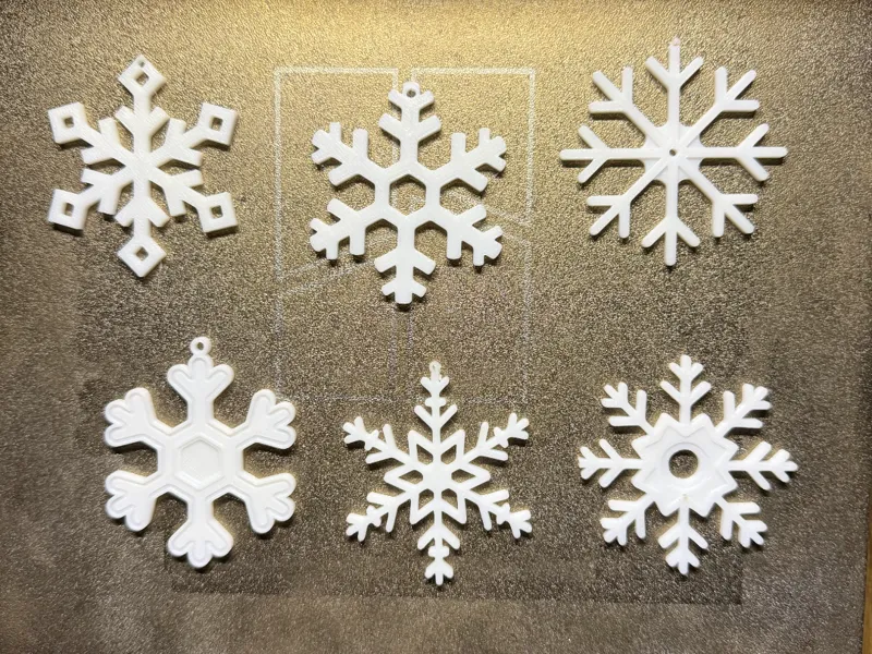 Snowflake decoration set