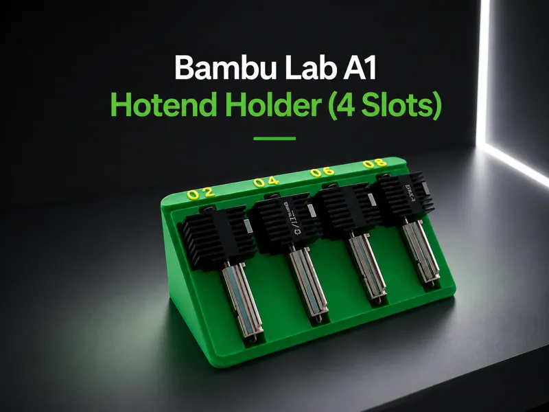 Bambu Lab A1 Hotend Organizer (4 Slots)