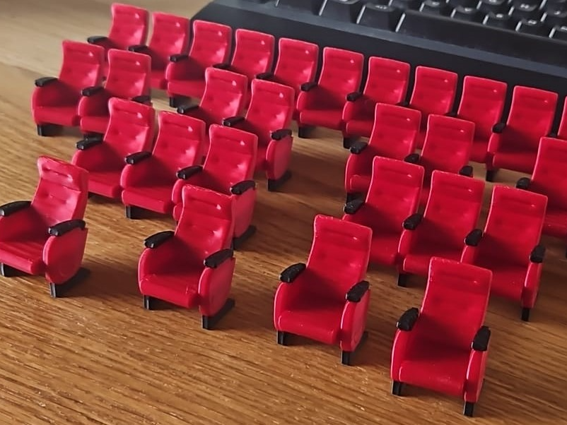 Miniatura 2 do modelo 3D Theatersitz/Kinositz