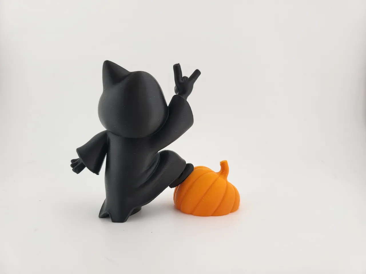 Kawaii Grim Reaper with Pumpkin – Spooky Halloween view 2